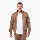 Чоловіча кофта Pitbull Trackjacket Tape Logo Terry Group coyote brown
