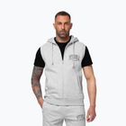 Кофта чоловіча Pitbull Badger Hooded Vest Zip grey/melange