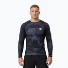 Чоловіча рашгард з довгим рукавом Pitbull World Rashguard black