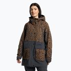Куртка сноубордична жіноча 4F KUDS002 brown allover