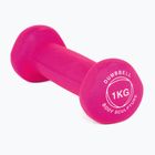 Гантеля гумова Body Sculpture BW 513 z PVC 1 kg pink