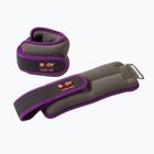 Обтяжувачі для зап'ясть Body Sculpture Bb 2700U 2 x 0,5 kg grey/purple
