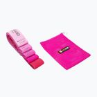 Набір стрічок для тренування FORCEBAND Mini Band 5 szt. + E-BOOK pink