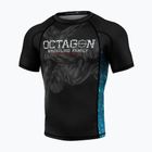 Чоловічий боксерський щиток Octagon Premium Wrestling Family чорний / різнокольоровий Rashguard