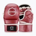 Рукавиці греплінгові Octagon Metallic MMA red