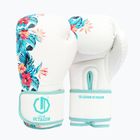 Рукавиці боксерські Octagon Legion Flower white/sea green