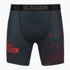 Чоловічі тренувальні шорти Octagon Legion Grunge чорний/червоний