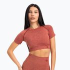 Жіноча тренувальна футболка Gym Glamour безшовна Rashguard вишня