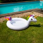 Басейн надувний дитячий AQUASTIC AKP-164U 164 cm білий
