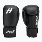 Рукавиці боксерські HOOK FIGHTING Ready to Fight шкіряні чорний
