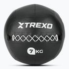 М'яч лікарський XTREXO Wall Ball 7 кг чорний