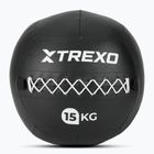 М'яч лікарський XTREXO Wall Ball 15 кг чорний