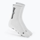 Дитячі футбольні шкарпетки OneTeam Precision Grip non-slip 2-pack white