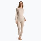 Комплект білизни термічної жіночий WOOLCANO Merino 100% SET0543 бежевий