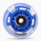 Колеса для роликових ковзанів LED HUMBAKA Flashing Wheels 64 мм 4 шт. білий