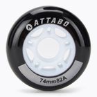 Колеса для роликових ковзанів ATTABO Wheels 74 мм 4 шт. чорний