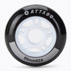 Колеса для роликових ковзанів ATTABO Wheels 80 мм 4 шт. чорний