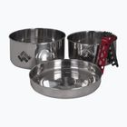 Комплект посуду туристичного Alpinus Jukatan 2l, 1,5 л i 0,6 л сталевий