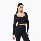 Лонгслів для тренувань жіночий Carpatree Dopamine Buzz Seamless obsidian black