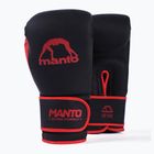 Боксерські рукавички MANTO Essential чорний/червоний