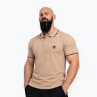 Футболка поло чоловіча Octagon Legion Tipped Small Logo 3D Polo beige