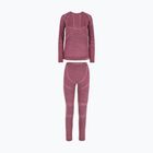 Жіночий комплект термобілизни Viking Lan Pro claret/light pink