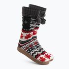 Капці з підігрівом з шкарпетками Glovii GOB білий/червоний/сірий