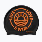 Шапочка для плавання BuddySwim LLS2 Silicone black / orange