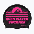 Шапочка для плавання BuddySwim OWS Silicone black / pink