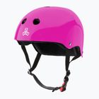 Triple Eight The Certified Sweatsaver рожевий глянцевий шолом
