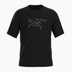 Футболка для бігу чоловіча Arc'teryx Cormac Logo black heather