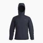 Чоловіча утеплена куртка Arc'teryx Atom Hoody чорний сапфір