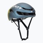 Шолом велосипедний Rudy Project Nytron blue avio/apple green metal matte