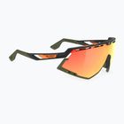 Сонцезахисні окуляри Rudy Project Defender чорні матові / оливково-помаранчеві / мультилазерні