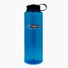 Туристична пляшка Nalgene Wide Mouth Silo Sustain 1400 мл синя/чорна кришка