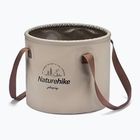 Відро Naturehike NH20SJ040 10 л світло-коричневе