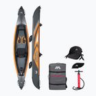 Надувна байдарка 1-місна 12’4″ Aqua Marina Tomahawk сіра Air-K 375