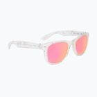 Окуляри сонцезахисні Aztron Party white marble print/polarized rose pink mirror/brown