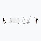 Ворота футбольні з ребаундером QuickPlay Kickster Academy Combo 240 x 150 cm білі QP0535