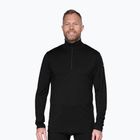 Кофта термоактивна чоловіча Devold Breeze Plus Merino 200 Zip Neck black