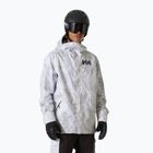 Куртка гірсько-лижна чоловіча Helly Hansen Ullr D Shell Graphic grey fog snow camo aop