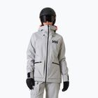 Куртка гірсько-лижна жіноча Helly Hansen Powderqueen 3.0 grey/melange
