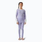 Комплект термобілизни дитячий Helly Hansen JR Lifa Merino Midweight bright lavender
