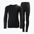 Комплект термобілизни дитячий Helly Hansen JR Lifa Merino Midweight black