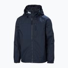 Дитяча вітрильна куртка Helly Hansen Crew Hooded Jr 41813 navy