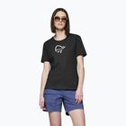 Футболка жіноча NORRONA Cotton Viking caviar black