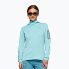 Кофта трекінгова жіноча NORRONA Falketind Warm1 Hood aqua haze/trooper