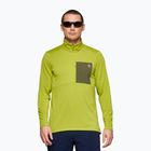Кофта трекінгова чоловіча NORRONA Femund Warm1 Zip Neck golden lime/olive night