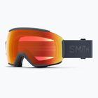 Окуляри лижні Smith Sequence OTG S2 slate/chromapop everyday red mirror