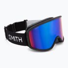 Окуляри гірськолижні Smith Reason OTG black/green sol-x mirror